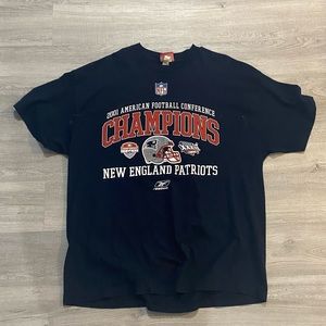 Vintage Reebok New England Championship shirt